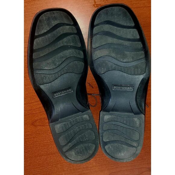 BOSTONIAN MEN'S SHOES 11M FLEXLITE  BROWN LEATHER BICYCLE TOE - Picture 7 of 10